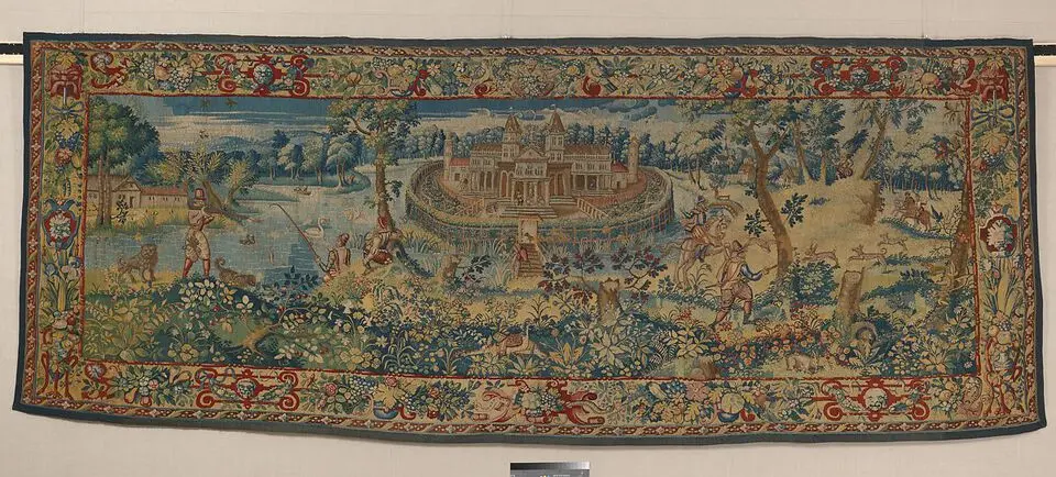 16th century tapestry made by Flemish weavers at the Met Museum