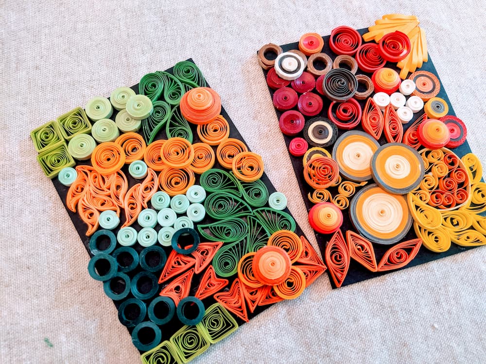 8th Grade – The Art of Paper Quilling – In the K-8 Art Studio with